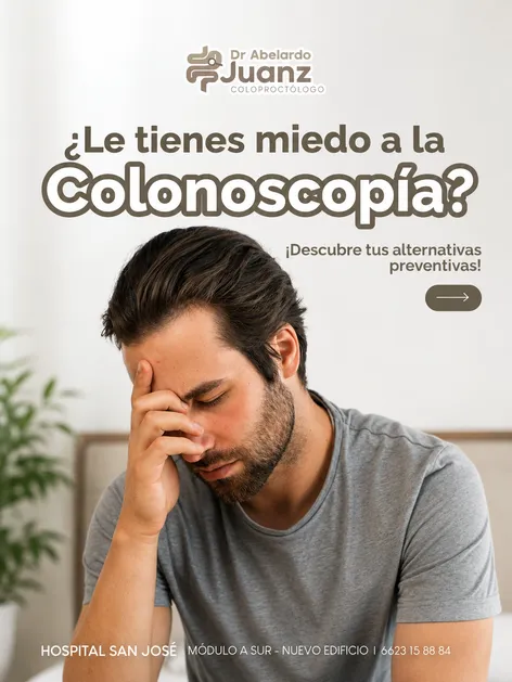 Publicación de Instagram: colonoscopía